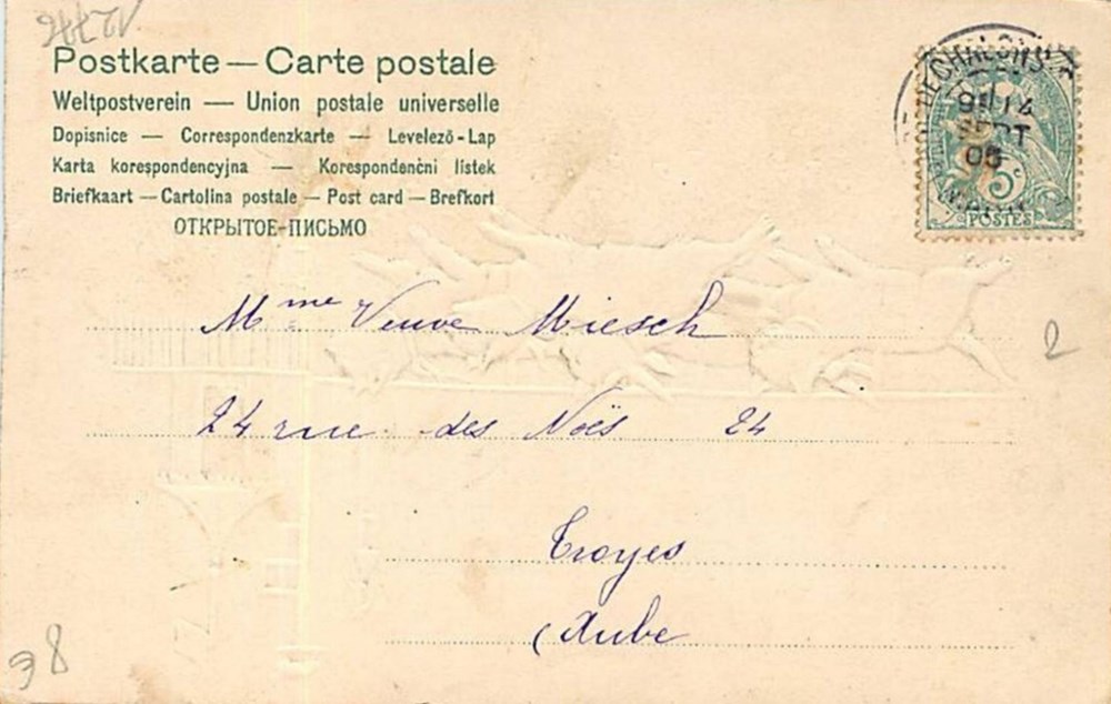cartes postales chats course serie 68 n 1177