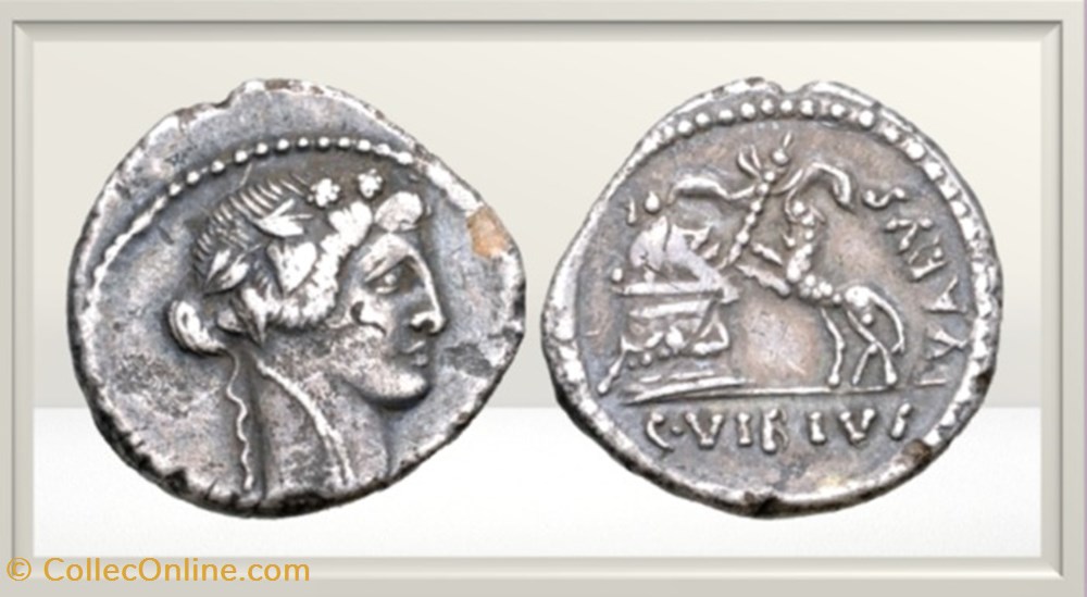 République Romaine - VIBIA - C. VIBIUS VARUS monnaies antiques romaines imperiales et republicaines republique romaine vibia c vibius varus