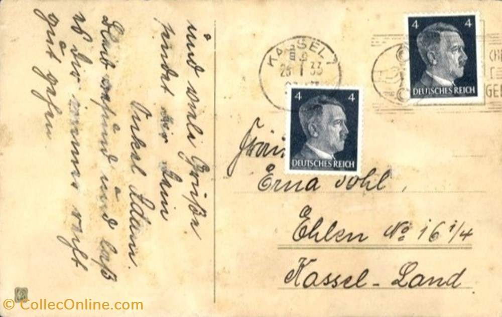 cartes postales a table heure du the ou cafe gouter