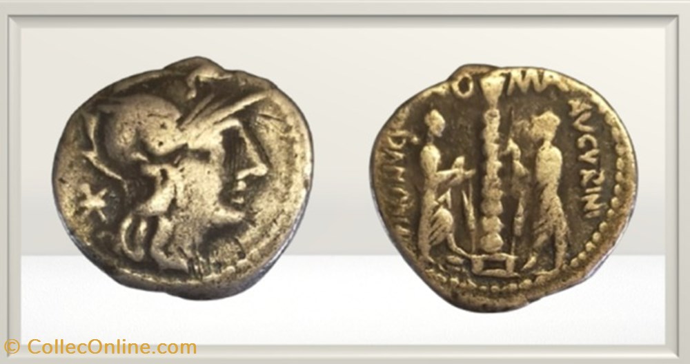 République Romaine - Minucia - Titus Minucius Augurinus monnaies antiques romaines imperiales et republicaines republique romaine minucia titus minucius augurinus
