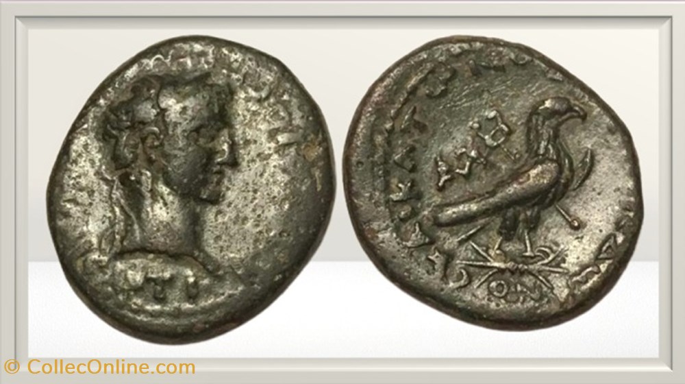 Claude - Phrygie - Aigle monnaies antiques romaines provinciales claude phrygie aigle
