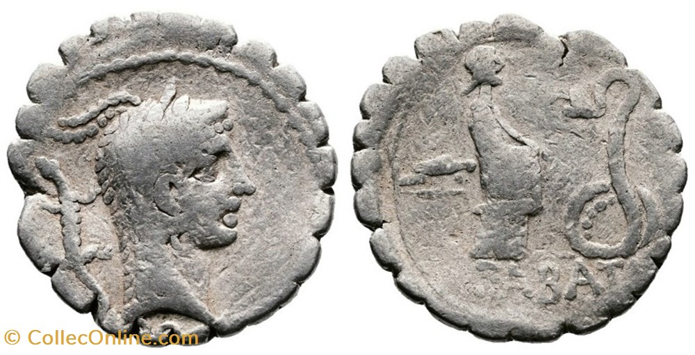 monnaies antiques romaines imperiales et republicaines republique romaine roscia lucius roscius fabatus