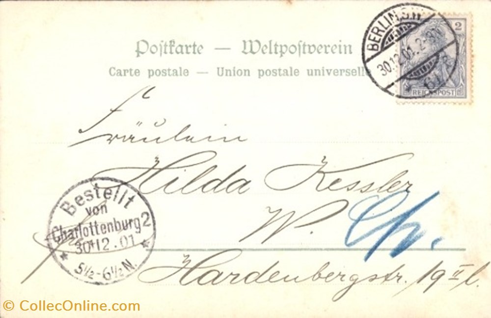 cartes postales musiciens serie instruments a vent hautbois