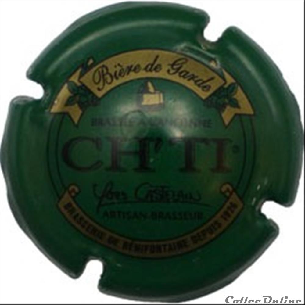 Castelain 4 capsule muselet biere france castelain