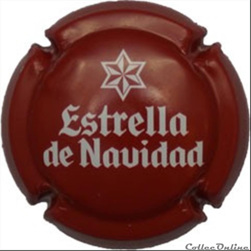 capsule muselet biere espagne estrella de navidad