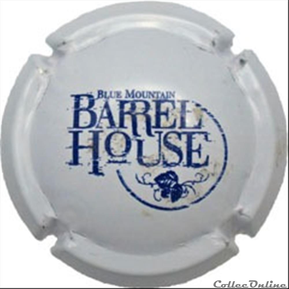 Barrel House capsule muselet biere usa barrel house