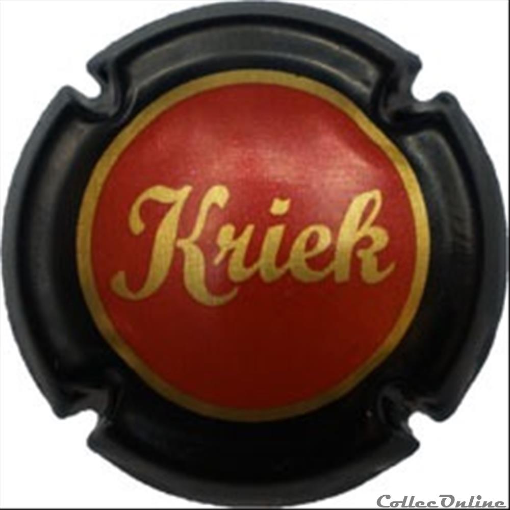 capsule muselet biere belgique kriek