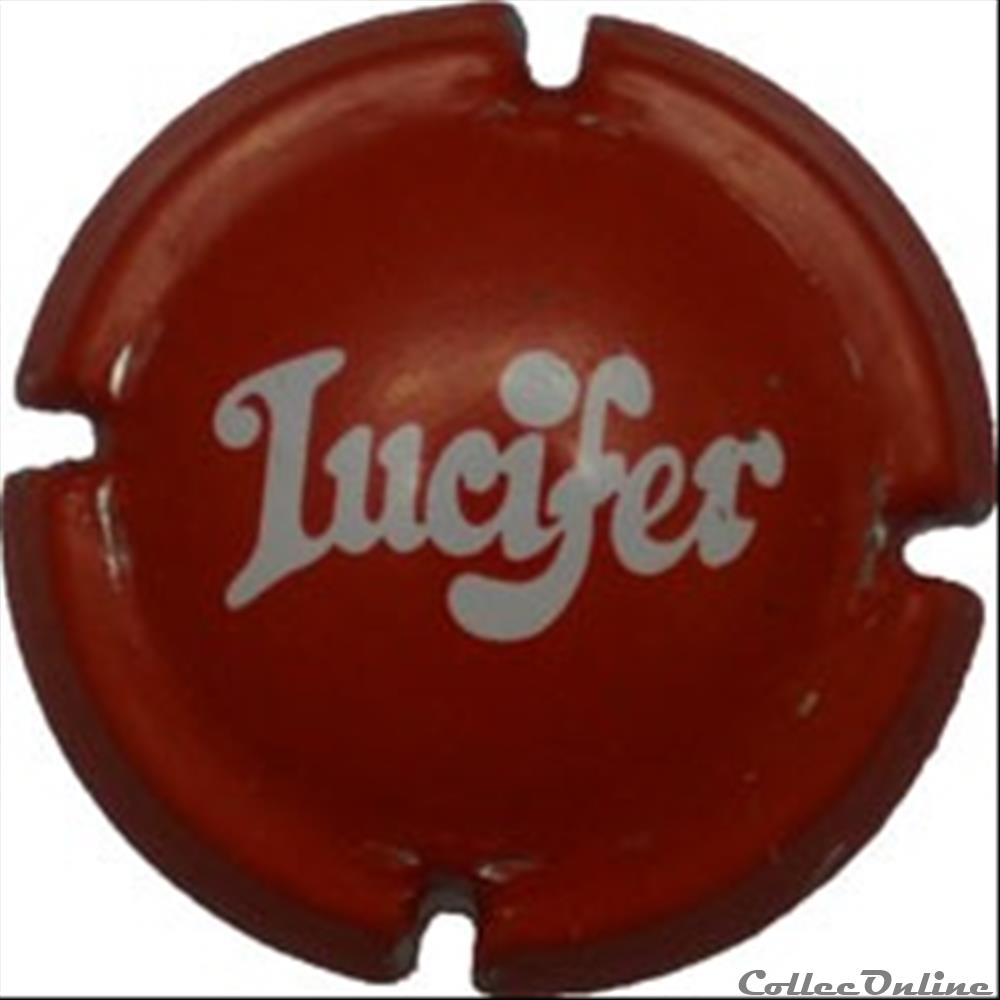 Lucifer capsule muselet biere belgique lucifer