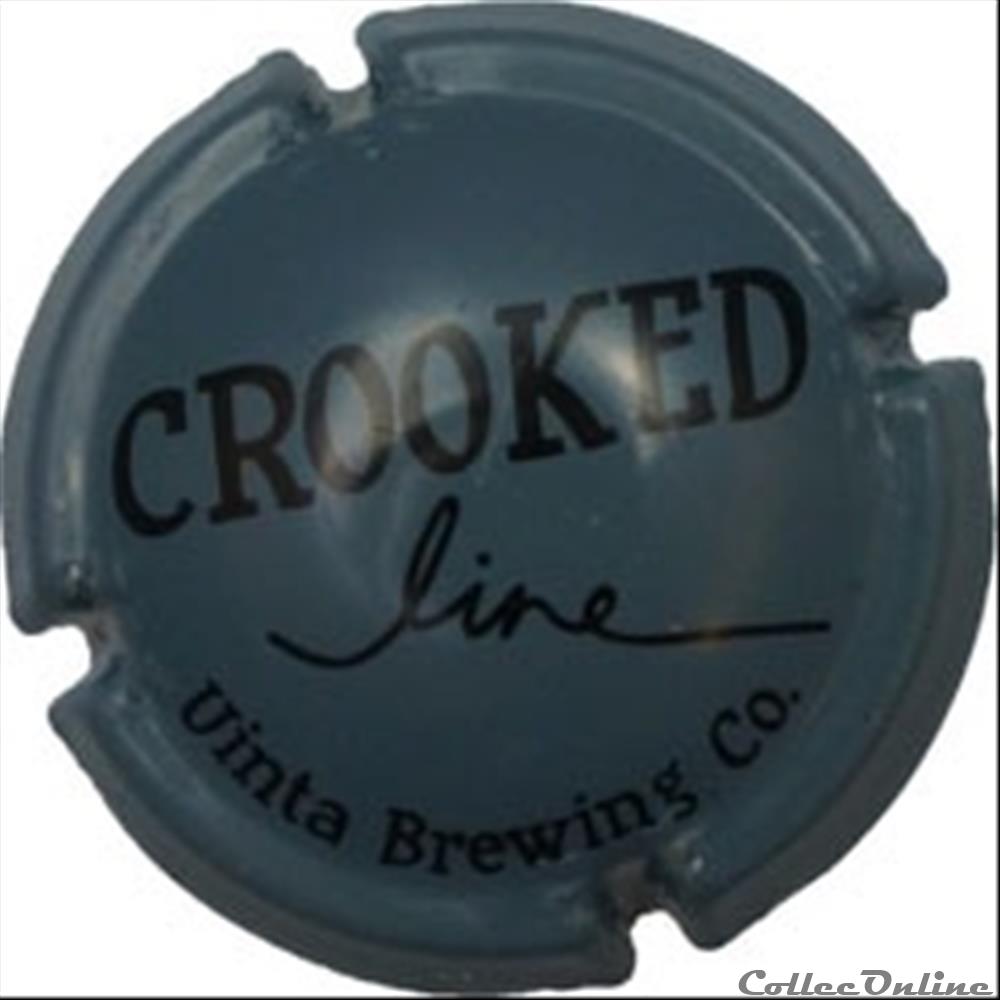 Crooked Line capsule muselet biere usa crooked line