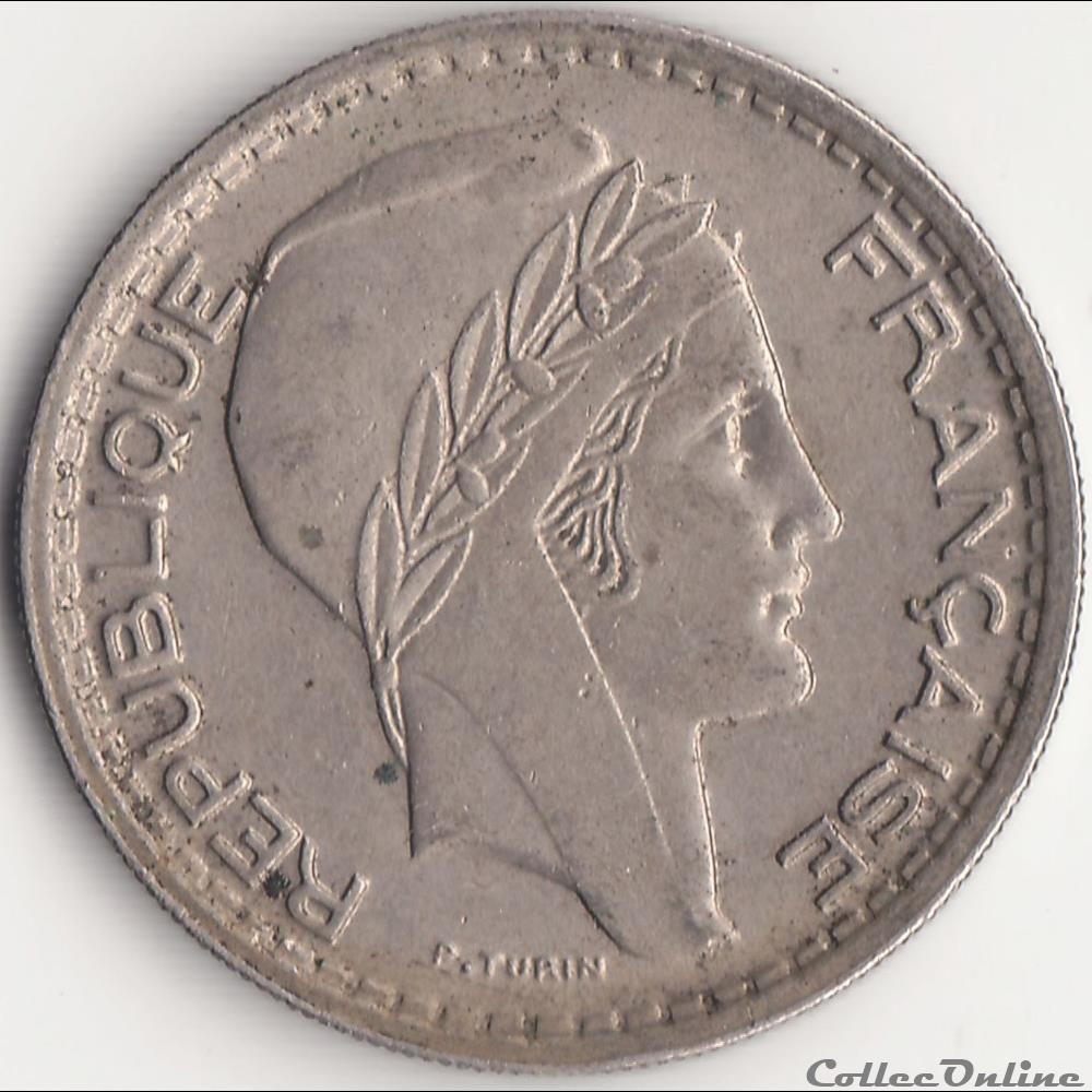 monnaie france moderne 10 francs turin petite tete 1948 b
