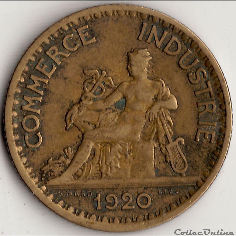 1 franc CHAMBRES DES COMM. 1920 (DOMARD) monnaie france moderne 1 franc chambres des comm 1920 domard