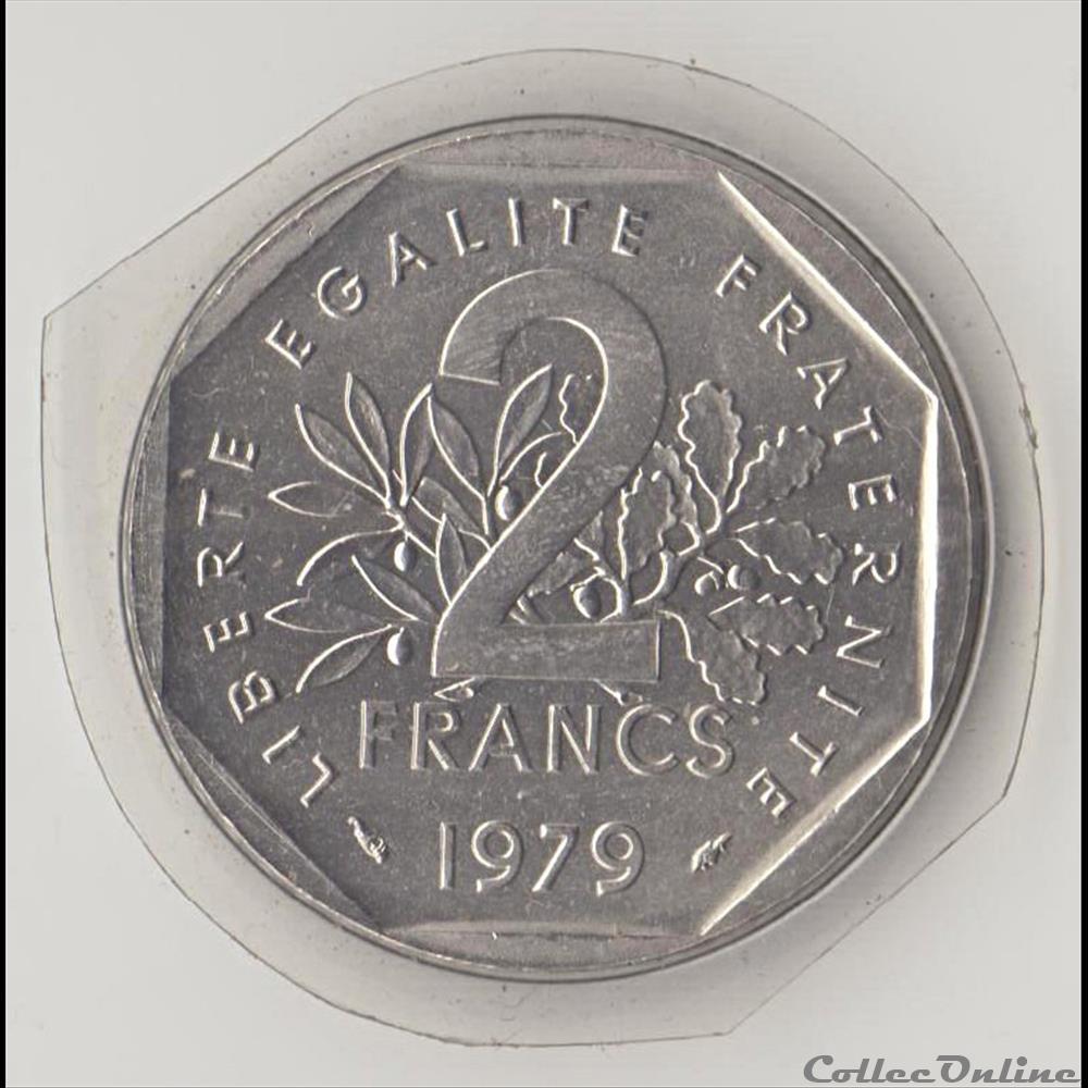2 FRANCS SEMEUSE 1979 Série FDC monnaie france moderne 2 francs semeuse 1979 serie fdc