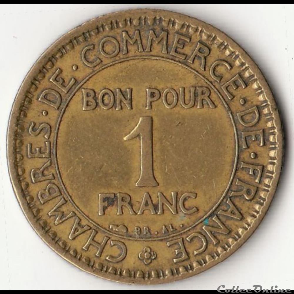 1 franc CHAMBRES DES COMM. 1920 (DOMARD) monnaie france moderne 1 franc chambres des comm 1920 domard