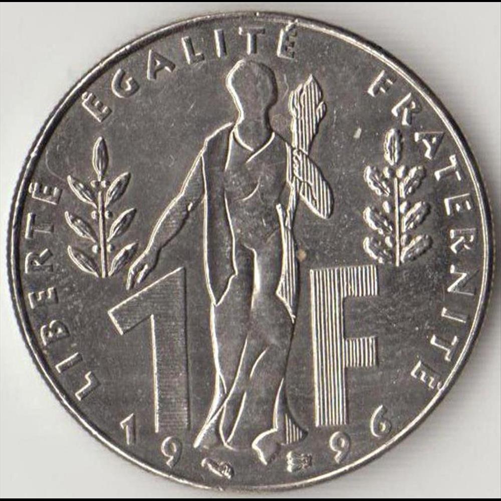 1 FRANC J. RUEFF 1996 monnaie france moderne 1 franc j rueff 1996