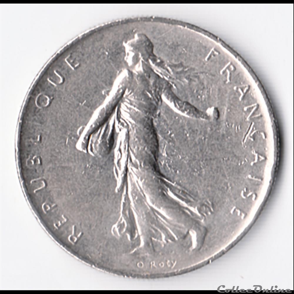 monnaie france moderne 1 franc semeuse 1965 petite chouette