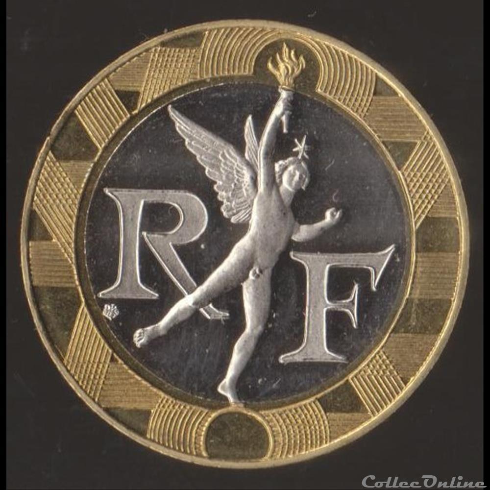 monnaie france moderne 10 francs genie de la bastille be 2000