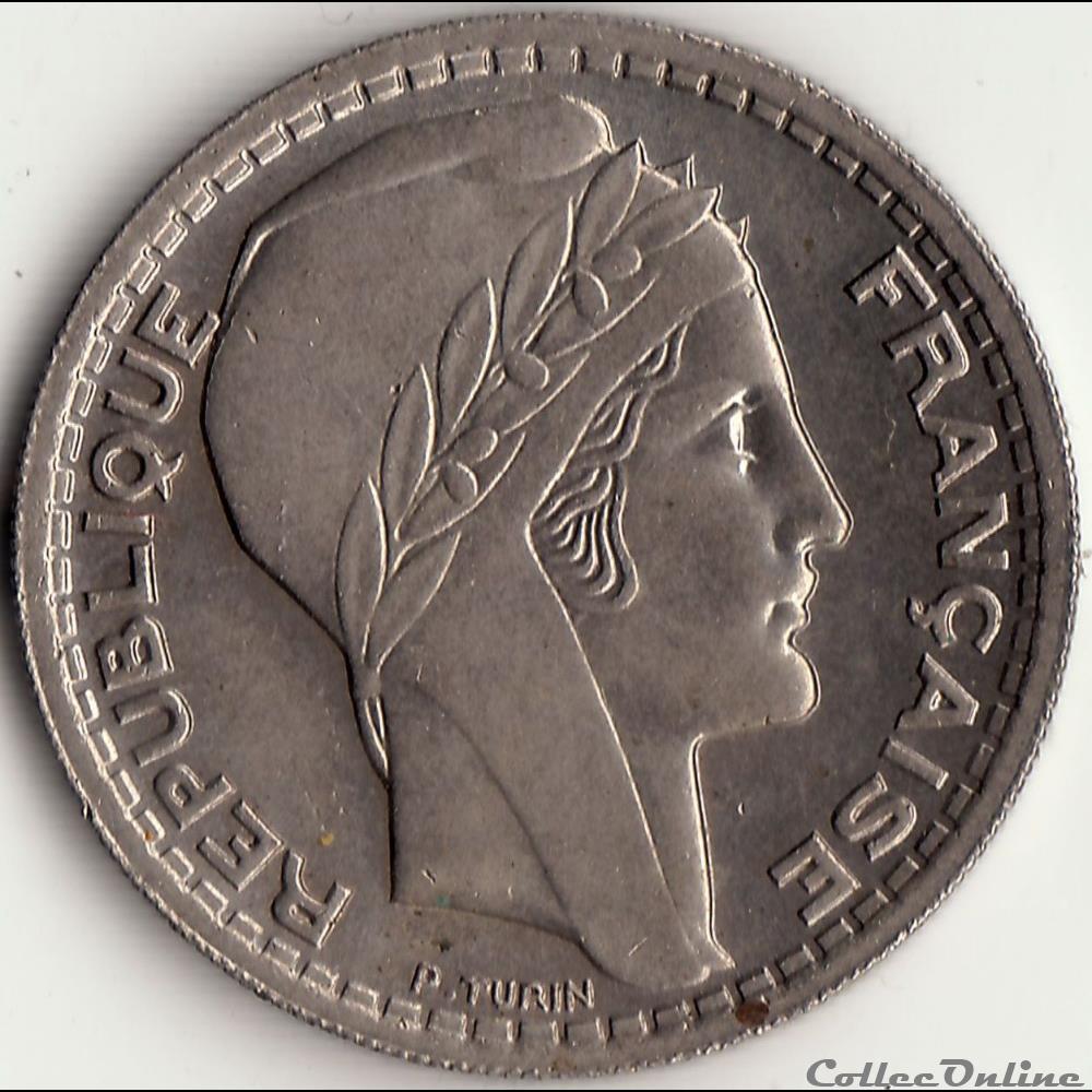 10 Francs TURIN 1947 B, GROSSE TÊTE, RAMEAUX COURTS monnaie france moderne 10 francs turin 1947 b grosse tete rameaux courts