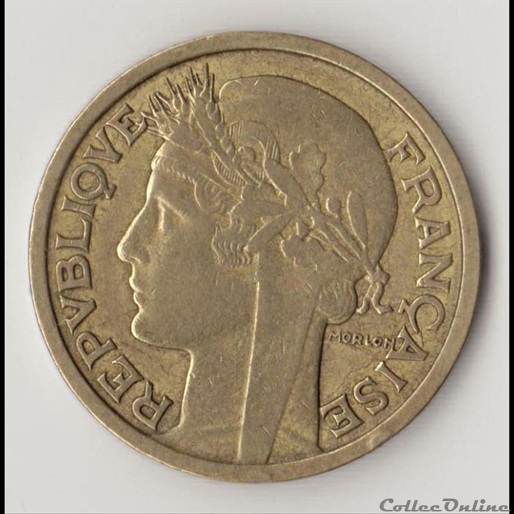 2 FRANCS MORLON 1935 monnaie france moderne 2 francs morlon 1935