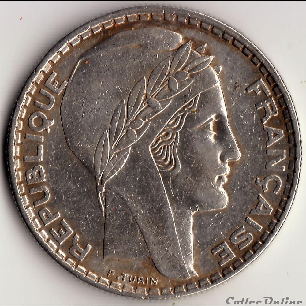 20 FRANCS TURIN 1937 monnaie france moderne 20 francs turin 1937