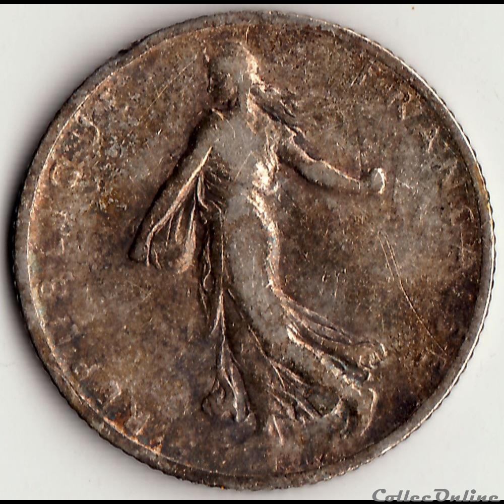 1 FRANC SEMEUSE 1899 monnaie france moderne 1 franc semeuse 1899