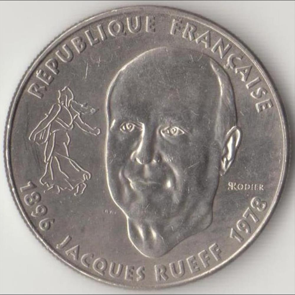 1 FRANC J. RUEFF 1996 monnaie france moderne 1 franc j rueff 1996
