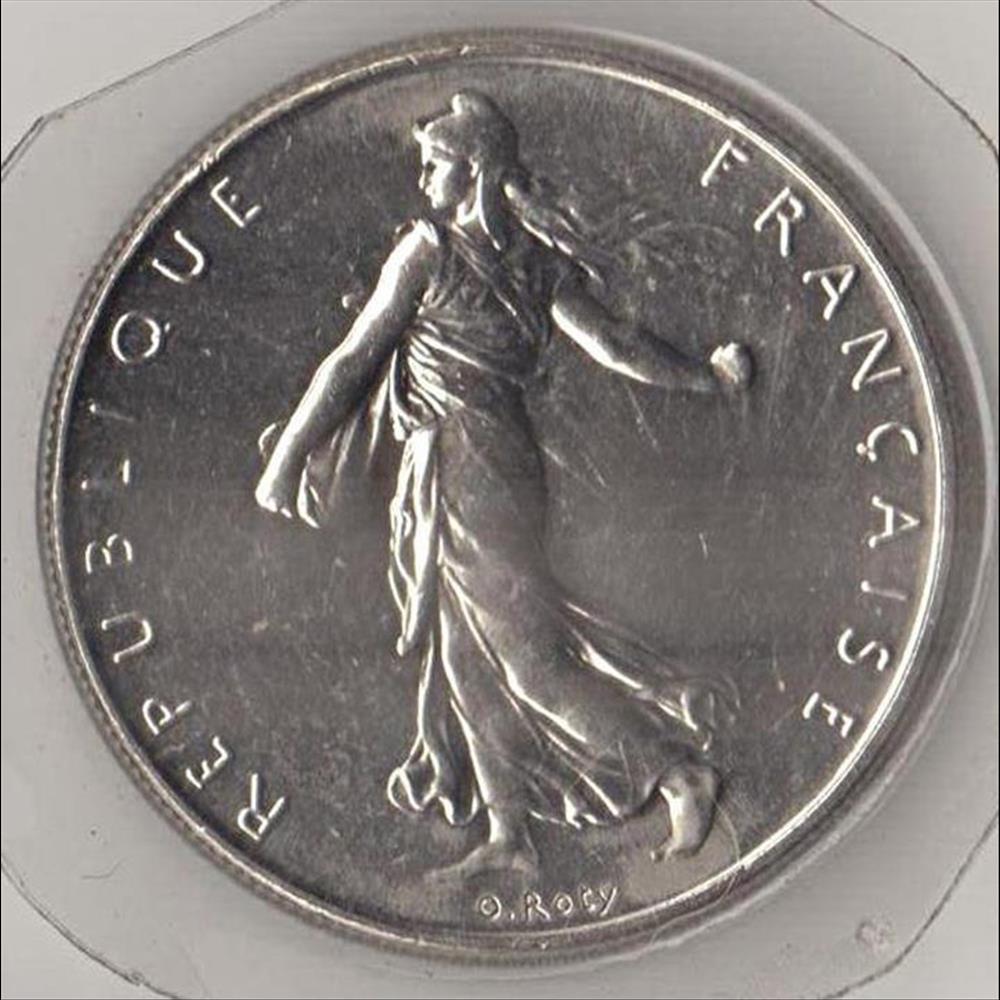 monnaie france moderne 1 franc semeuse 1997 serie bu