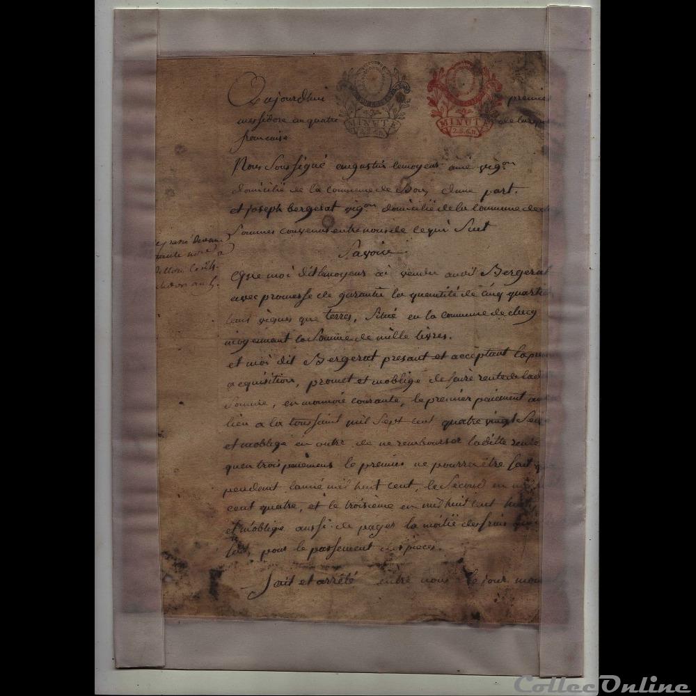 vieux papier manuscrit moderne document 1