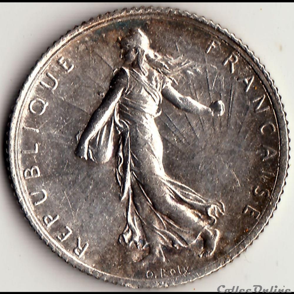 1 FRANC SEMEUSE 1917 monnaie france moderne 1 franc semeuse 1917