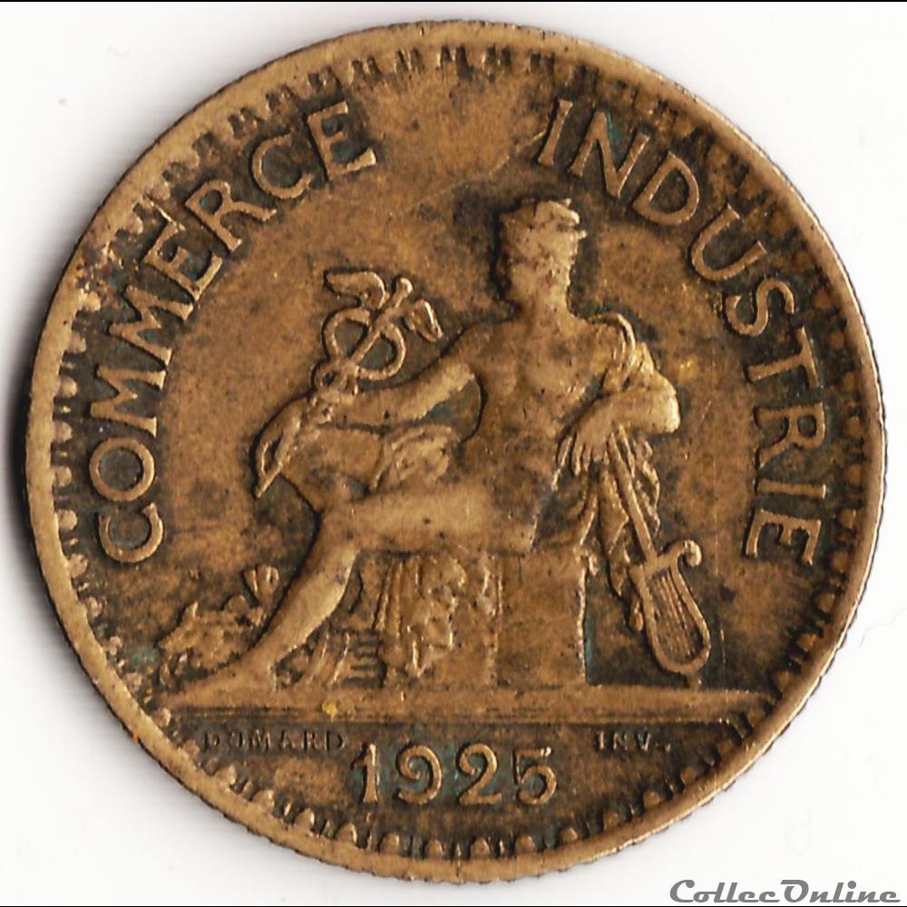 1 franc CHAMBRES DES COMM. 1925 (DOMARD) monnaie france moderne 1 franc chambres des comm 1925 domard