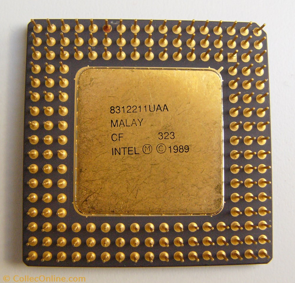 Intel 80486DX informatique composant processeur intel 80486dx
