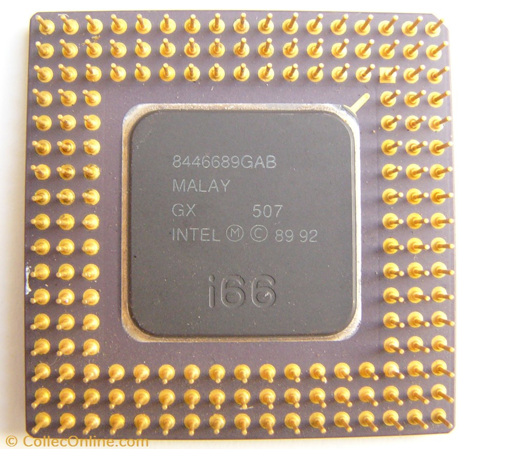 Intel 80486 DX2 informatique composant processeur intel 80486 dx2