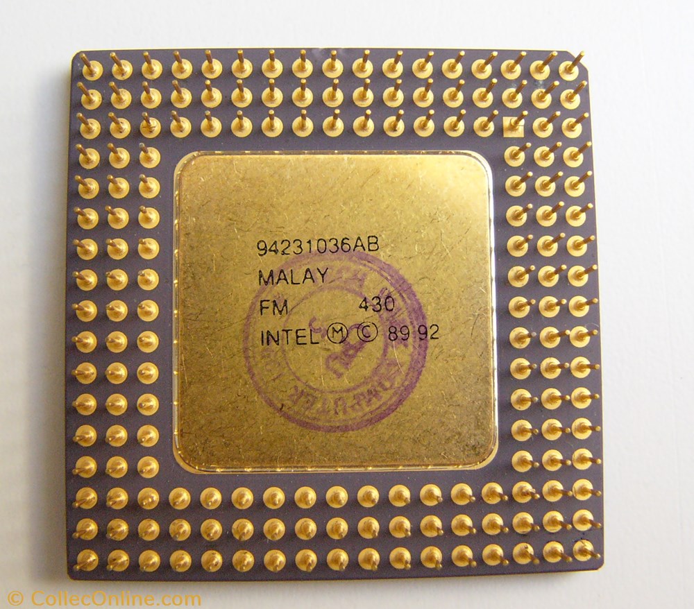 informatique composant processeur intel 80486sx