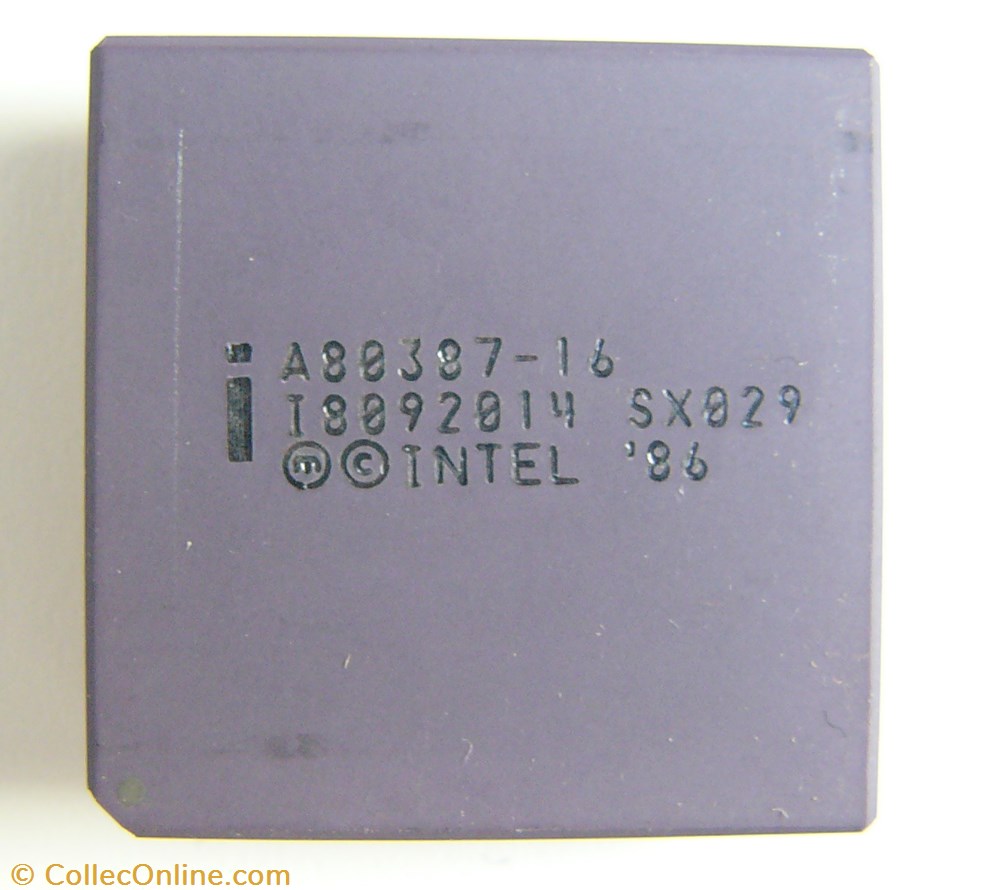 Intel 80387 informatique composant processeur intel 80387