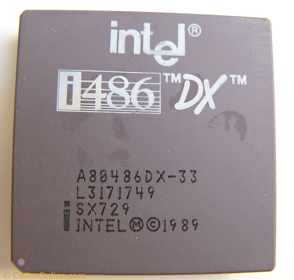 Intel 80486DX informatique composant processeur intel 80486dx