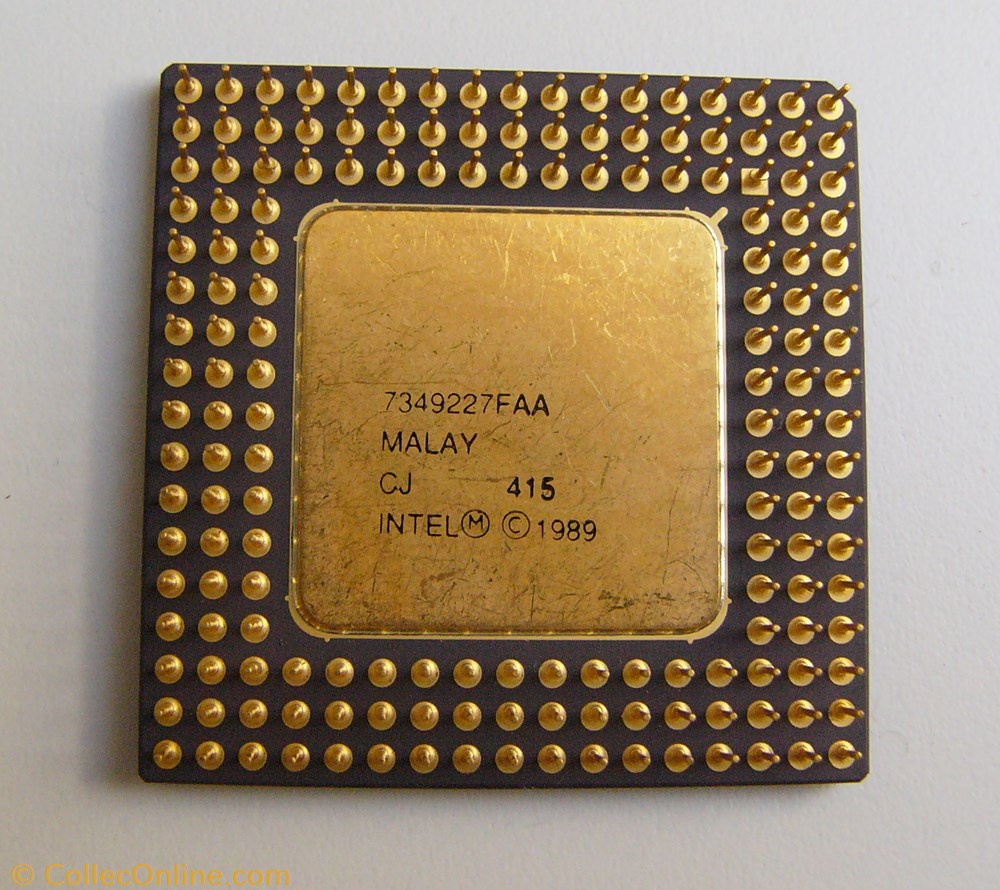 Intel 80486DX informatique composant processeur intel 80486dx