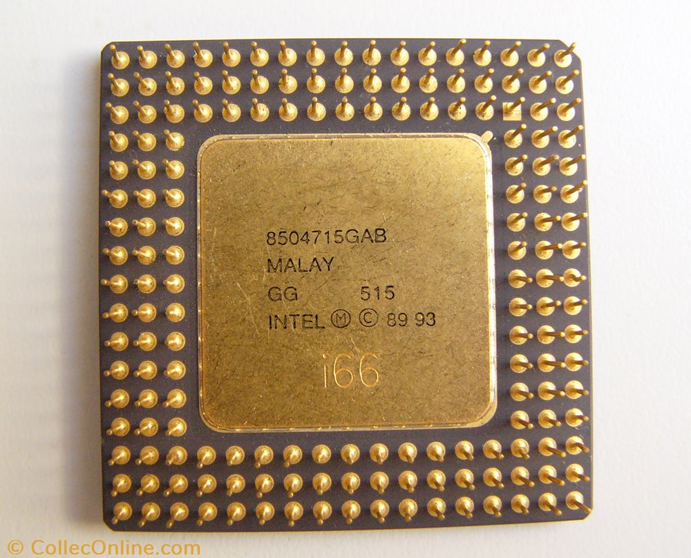 Intel 80486 DX2 informatique composant processeur intel 80486 dx2