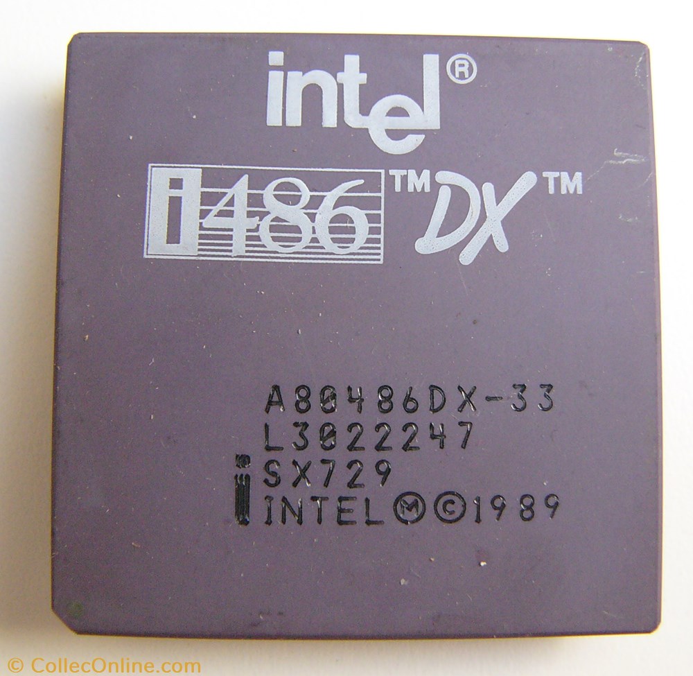 Intel 80486DX informatique composant processeur intel 80486dx