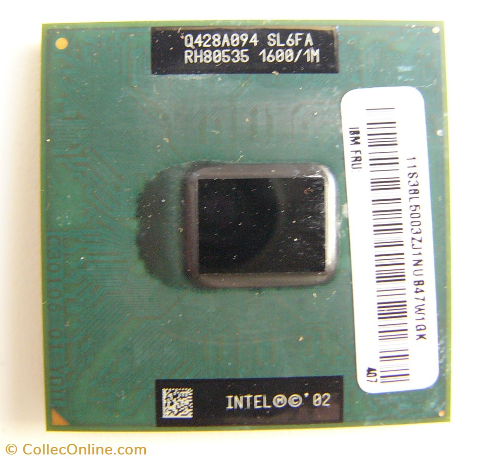 Intel Pentium M informatique composant processeur intel pentium m