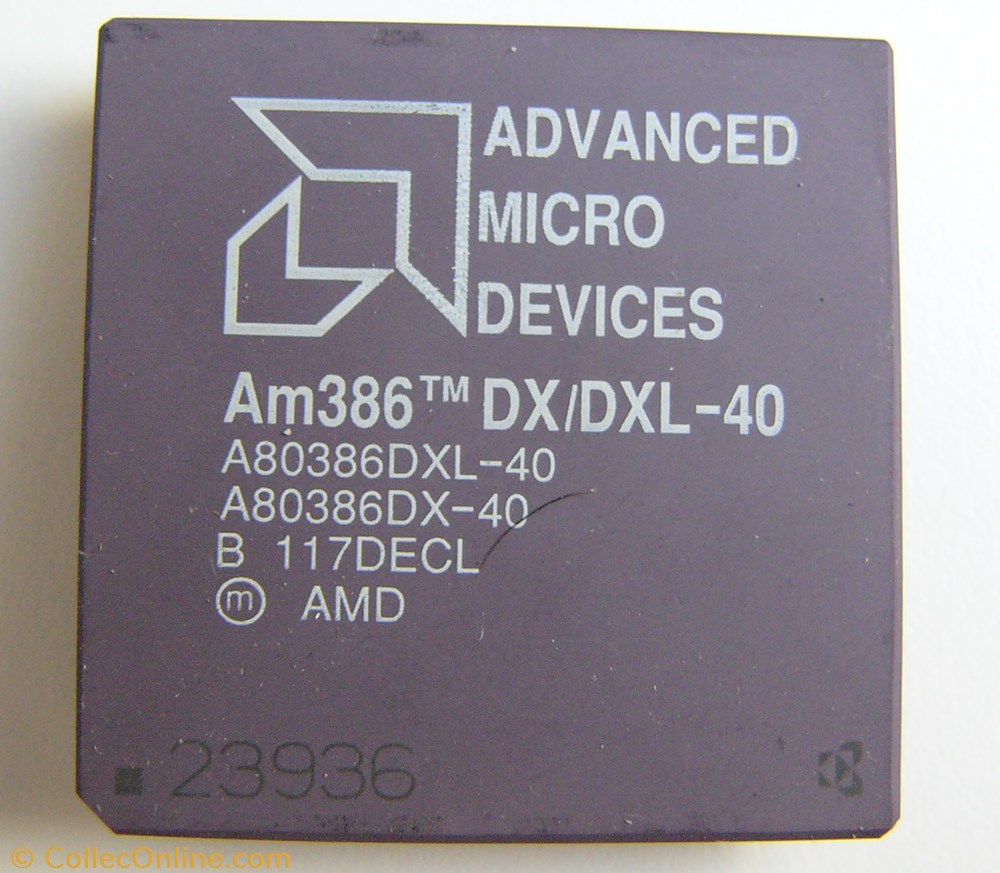 AMD 80386 informatique composant processeur amd 80386