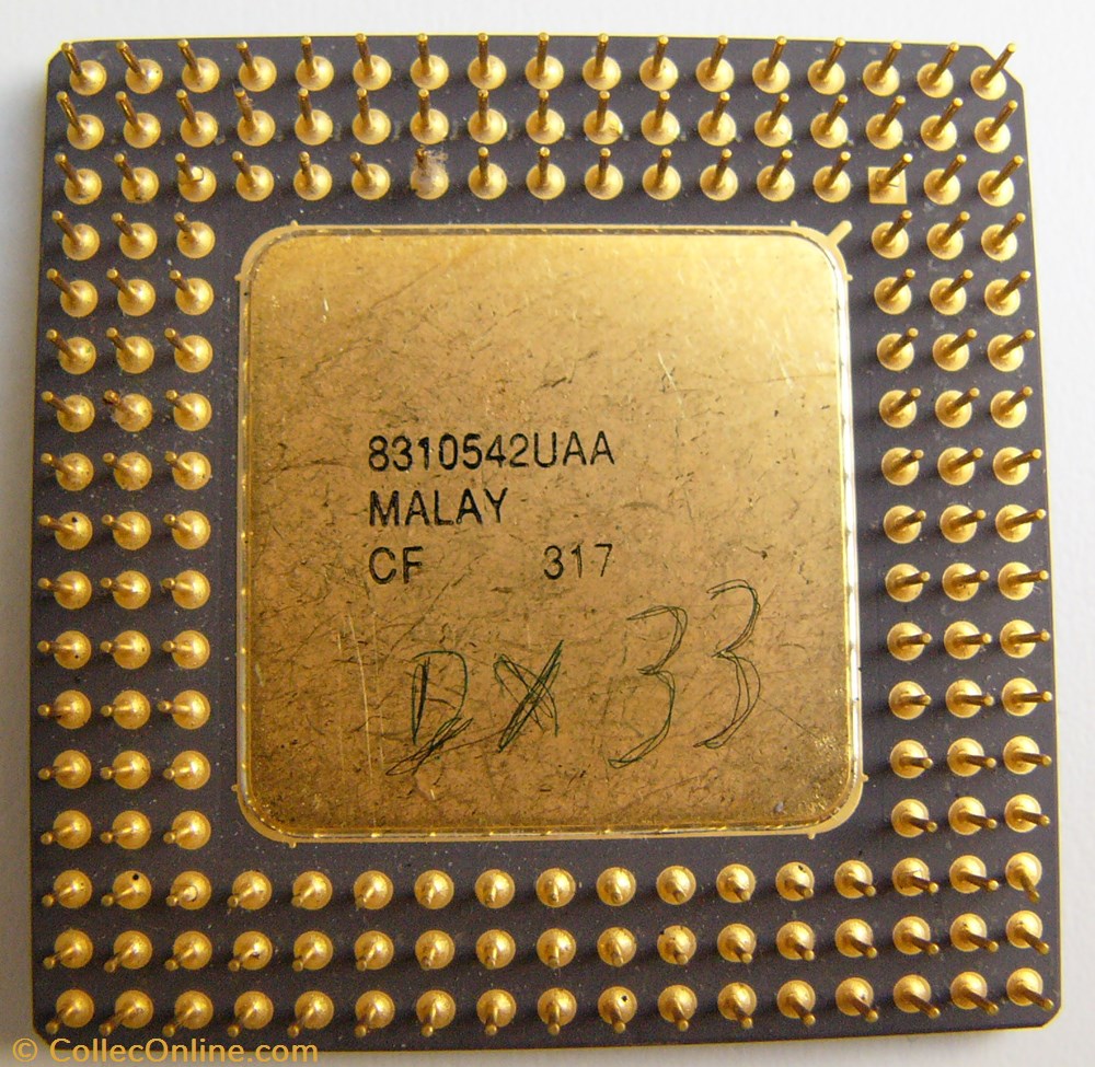 Intel 80486DX informatique composant processeur intel 80486dx