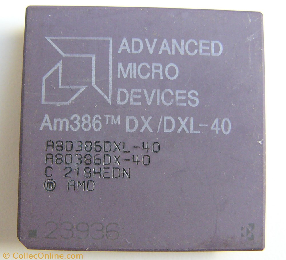 AMD 80386 informatique composant processeur amd 80386