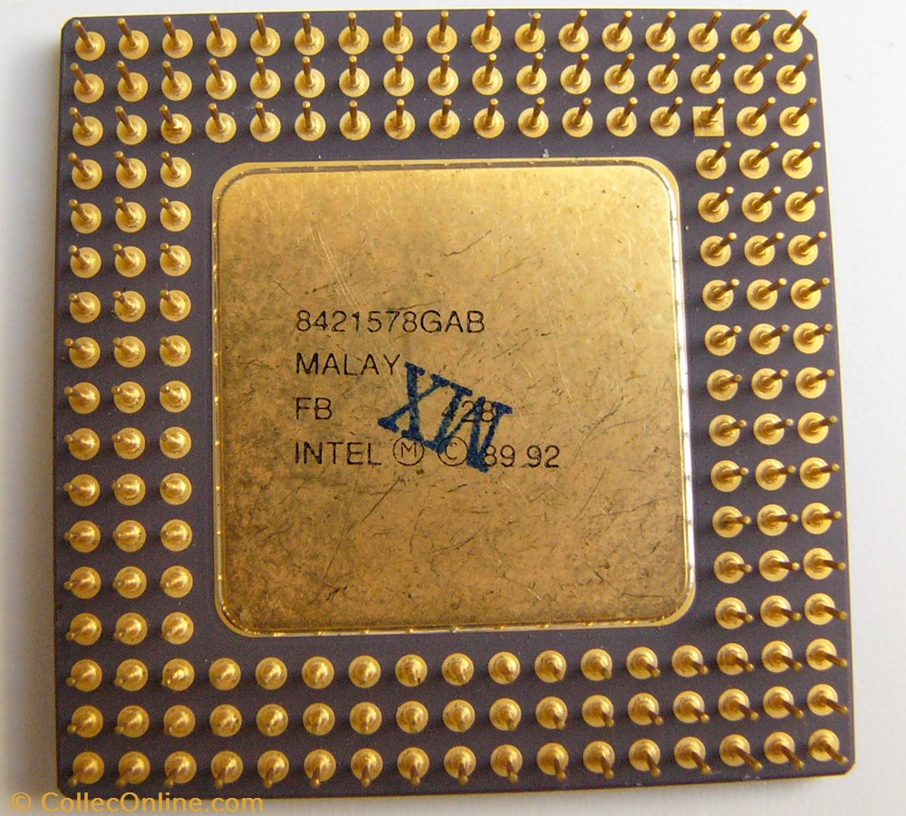 informatique composant processeur intel 80486sx