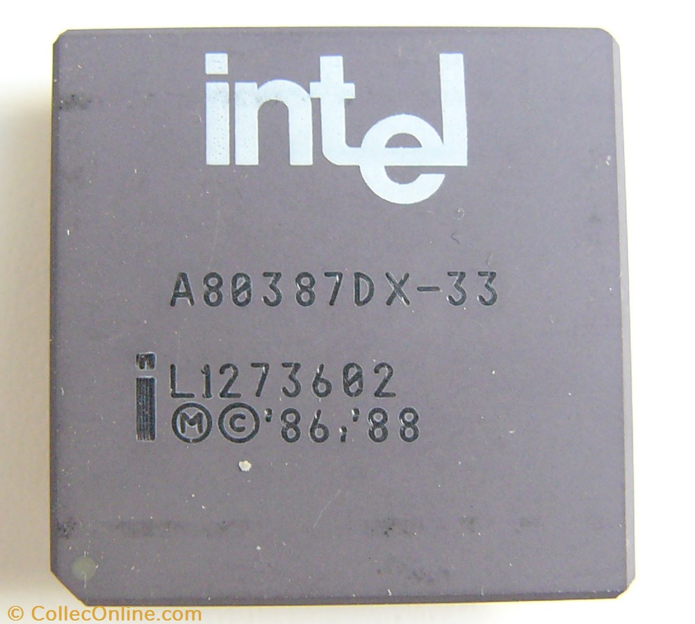 Intel 80387 informatique composant processeur intel 80387
