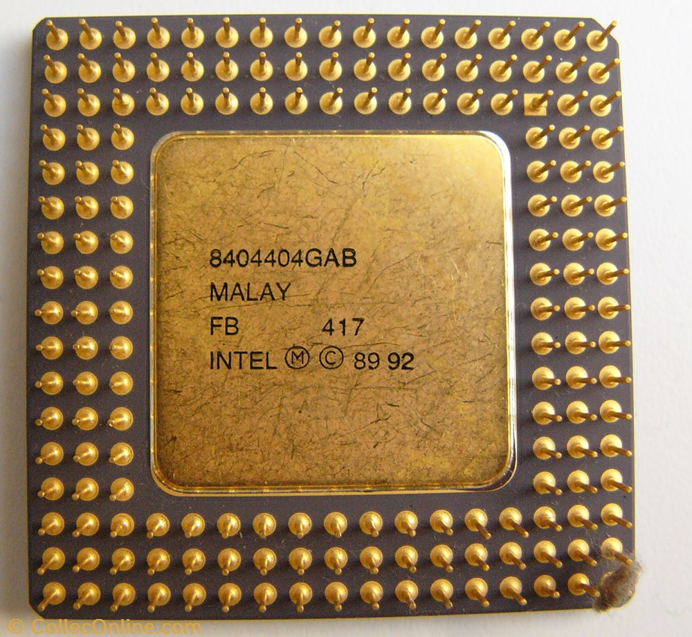 Intel 80486SX informatique composant processeur intel 80486sx