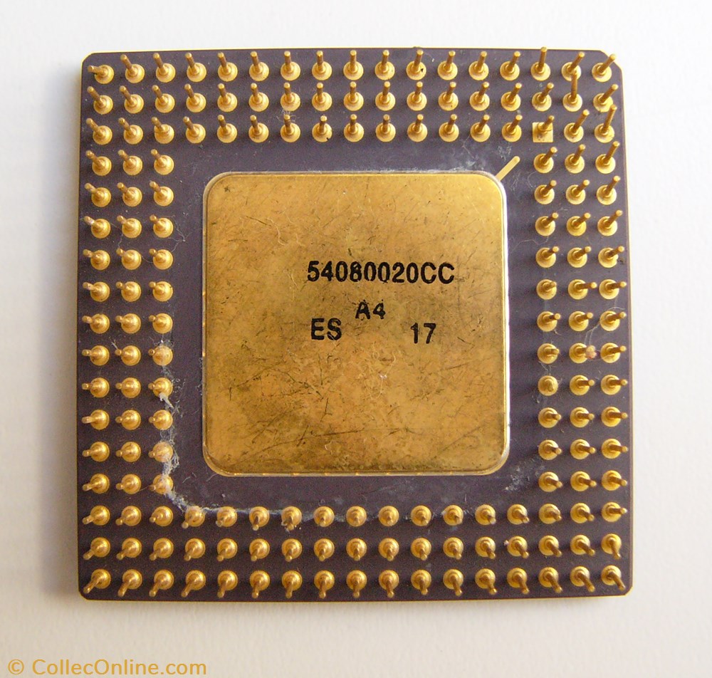 informatique composant processeur intel 80486 dx2