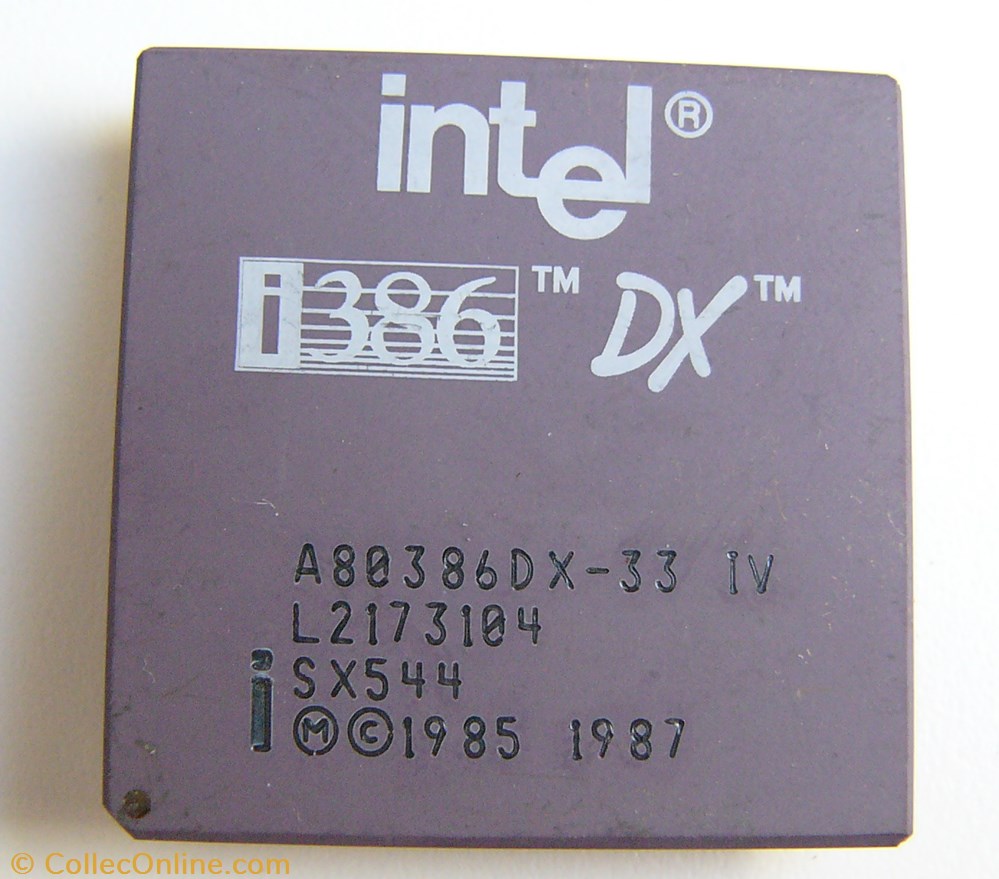 Intel 80386 informatique composant processeur intel 80386
