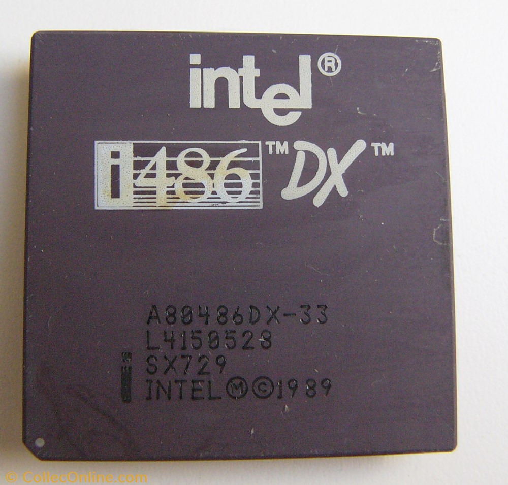 Intel 80486DX informatique composant processeur intel 80486dx