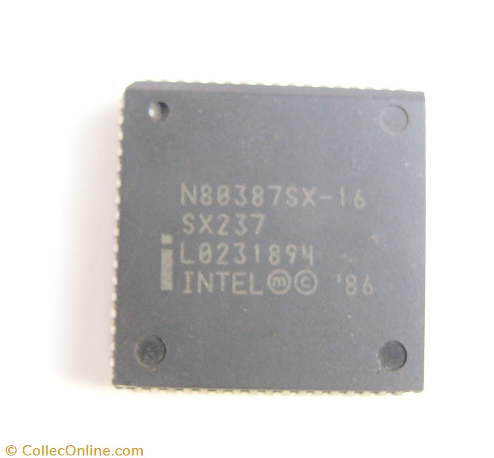 Intel 80387SX informatique composant processeur intel 80387sx