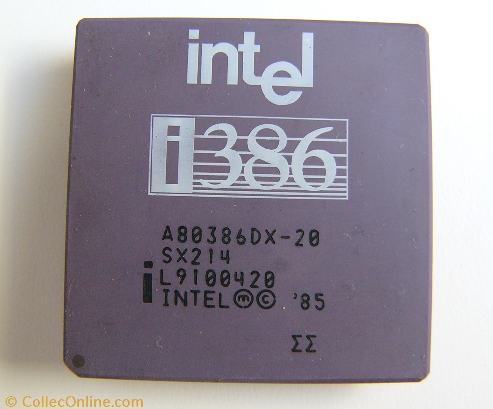 Intel 80386 informatique composant processeur intel 80386