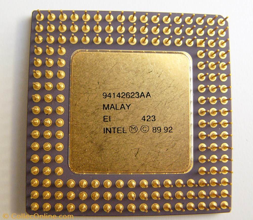 Intel 80486SX informatique composant processeur intel 80486sx
